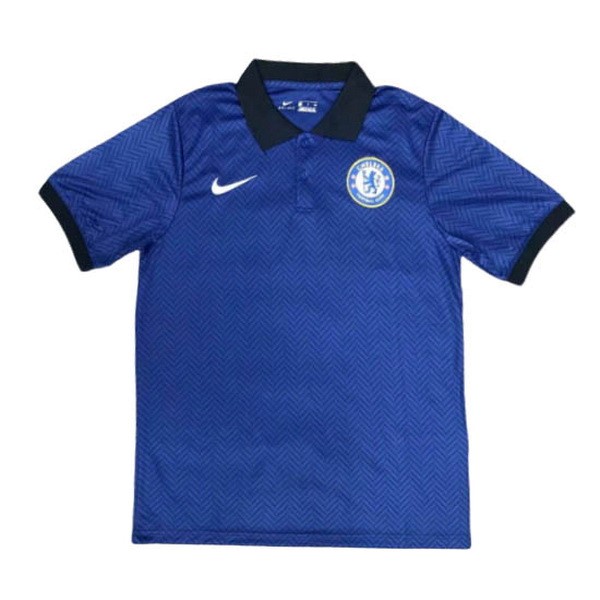 Polo Chelsea 2020-21 Blau Fussballtrikots Günstig